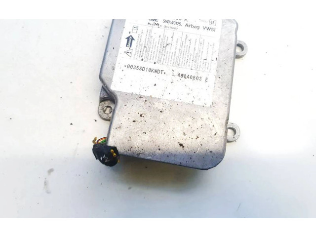 Блок подушек безопасности 1c0909605k, 5wk43125 Skoda Fabia Mk1 (6Y)