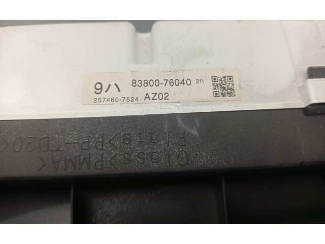 Přístrojová deska Lexus CT 200H 2011 8380076040, 8380076040