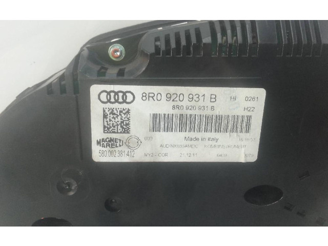 Панель приборов 8r0920931b Audi Q5 SQ5