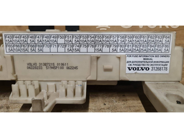 Блок предохранителей 31327215, 010611 Volvo C70