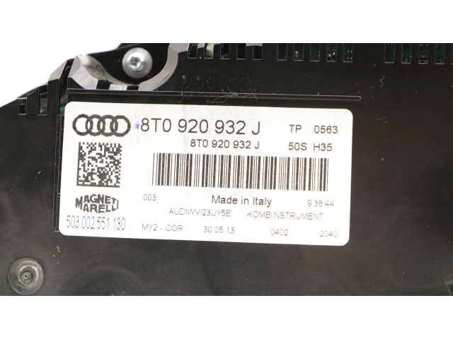 Přístrojová deska Audi A5 8T 8F 2013 8T0920932J