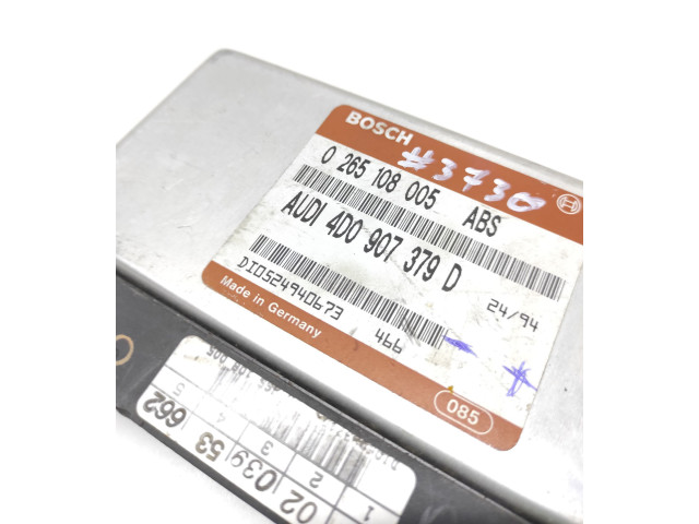 Блок управления АБС 0265108005, 4D0907379D   Audi A6 S6 C5 4B