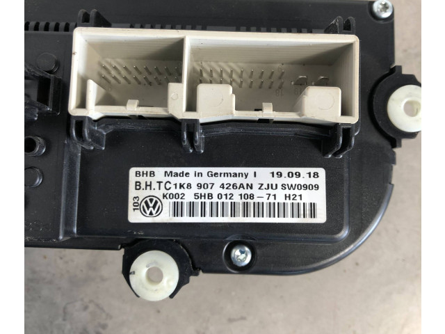 Блок управления климат-контролем 1K8907426AN, 5HB01210871 Volkswagen Caddy