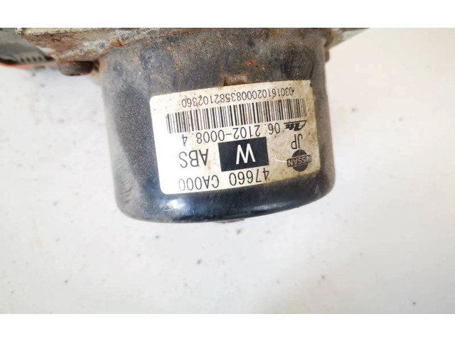 Jednotka ABS 47660va000, 06.2101-0008.4 Nissan Murano Z50 2003