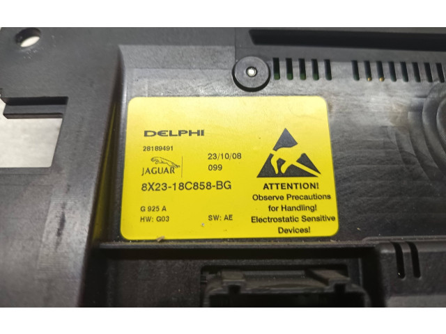 Блок управления климат-контролем 8X2318C858BG, 28189491   Jaguar XF