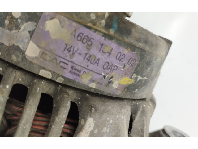 Генератор A6651540202 SsangYong Rexton