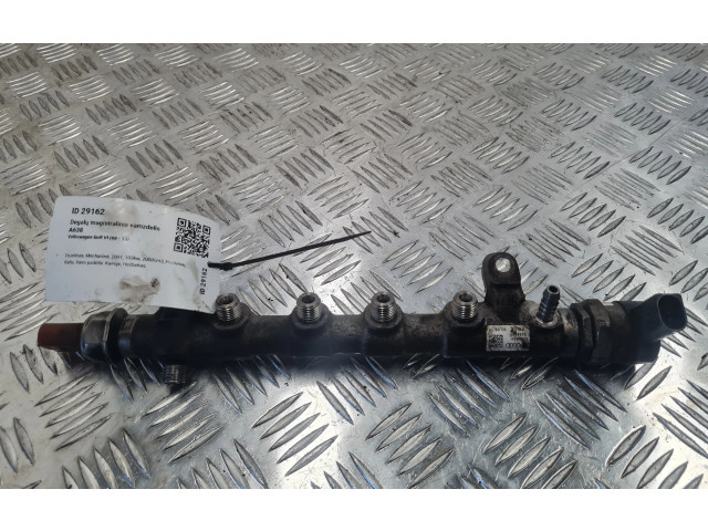 Топливная рампа 03L089M, 03L089M   Volkswagen Golf VI   для двигателя CFFB