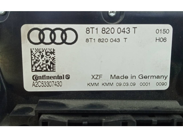 Блок управления климат-контролем 8T1820043T, E2-A1-23-7 Audi A4 Allroad