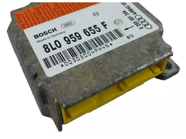 Блок подушек безопасности 8L0959655F, 0285001304   Audi A3 S3 8L
