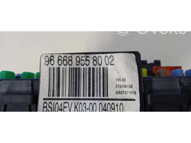   Pojistková skříňka 9666895580   Citroen Berlingo 2014