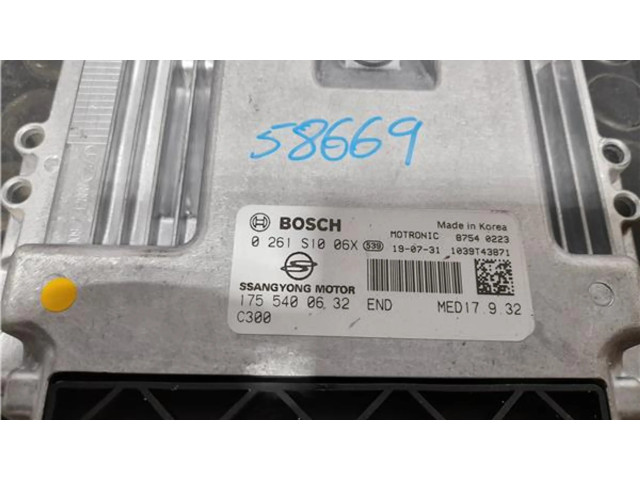 Блок управления 1755400632, 0261S1006 SsangYong Korando