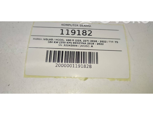 Řídící jednotka 32242004 Volvo V60 2019