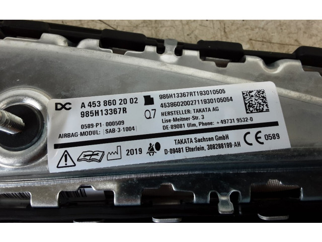 Подушка безопасности в сиденье 985H13367R, 985H13367R   Renault Twingo III