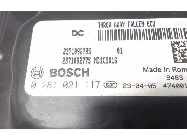 Блок управления двигателя 7700856784, 7700871780 Renault Express