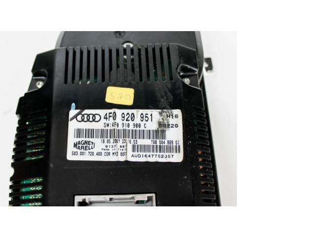 Панель приборов 4F0920951 Audi A6 S6 C6 4F