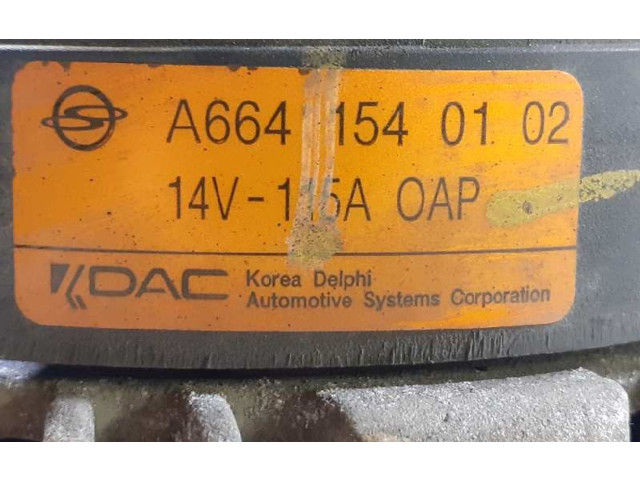 Генератор A6641540102, 28-5874 SsangYong Kyron