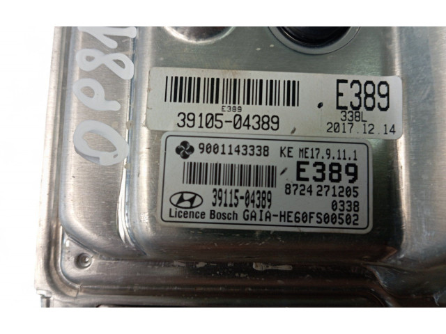 Блок управления двигателем Блок управления 3911504389 Hyundai i10