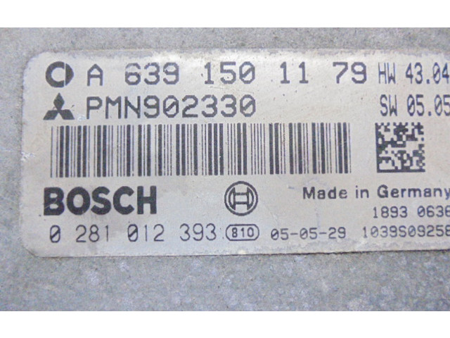 Блок управления двигателем Блок управления A6391501179, A6391501179   Smart ForFour I