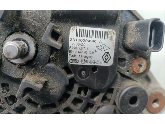 Генератор 231002949R Dacia Lodgy
