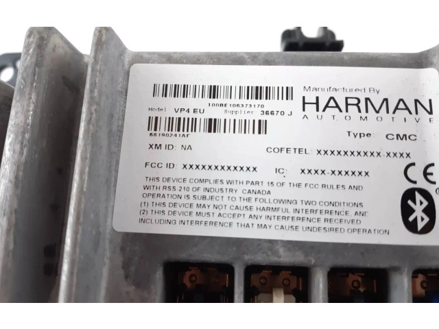 Дисплей 68190241AF, T00BE106373170 Jeep Grand Cherokee