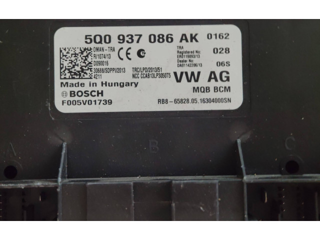 Блок комфорта 5Q0937086AK, F005V01739 Volkswagen Golf VII