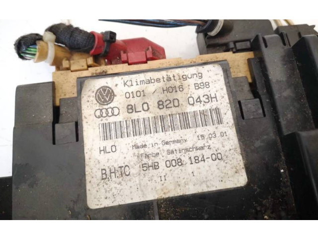 Блок управления климат-контролем 8l0820043h, 5hb008184-00   Audi A3 S3 8L