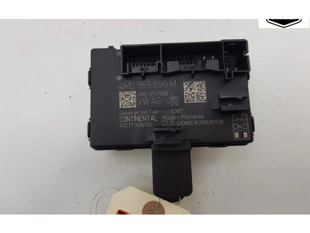 Блок управления центрального замка 4M0959595M, 4M0959595M Audi e-tron