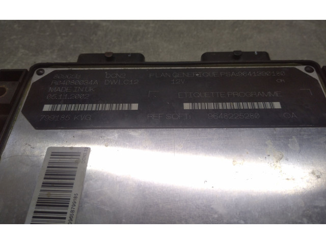 Блок управления двигателя 9648225280, R04080034A Citroen Berlingo