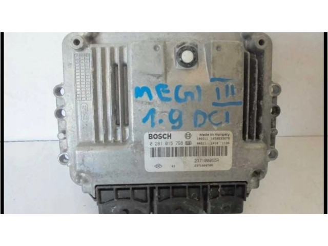 Řídící jednotka 237100055R, 0281015798 Renault Megane III 2009