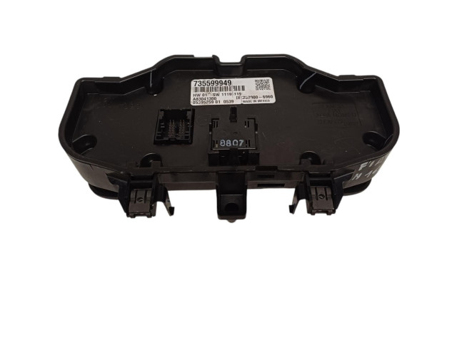 Блок управления климат-контролем 735599949, 735599949 Fiat Panda III