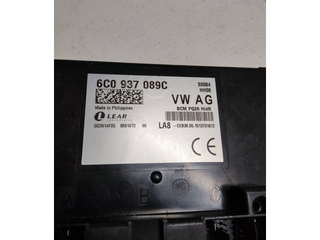 Блок комфорта 6C0937089C, 502N14F05   Skoda Fabia Mk3 (NJ)   