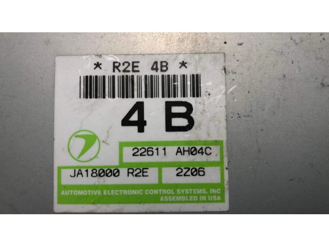 Блок управления двигателя 22611AH04C, R2E4B Subaru Legacy