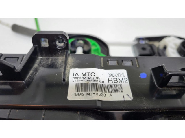 Блок управления климат-контролем 97250B9XXX, 97250B4XXX Hyundai i10