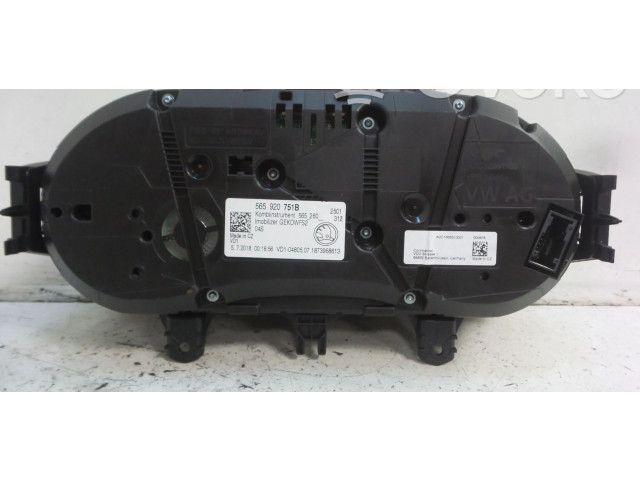 Панель приборов 565920751B Skoda Karoq