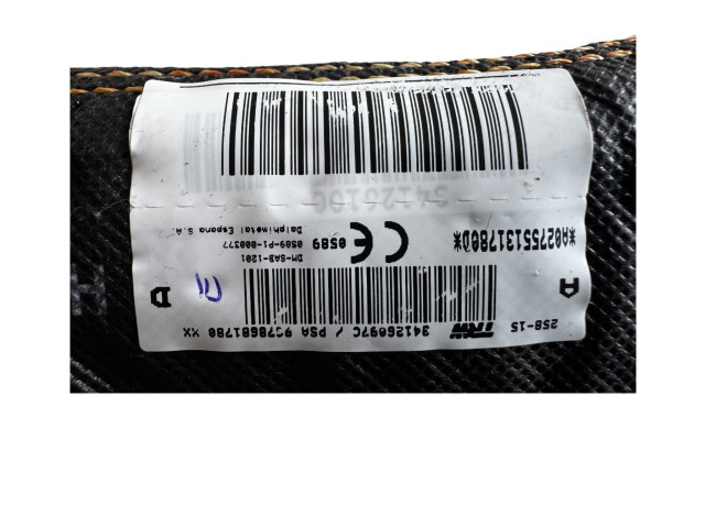 Подушка безопасности в сиденье 34126097C, 9678681780 Citroen C4 II Picasso