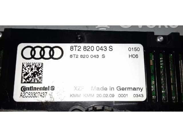 Блок управления климат-контролем 8T2820043S, A2C53307437   Audi A4 Allroad