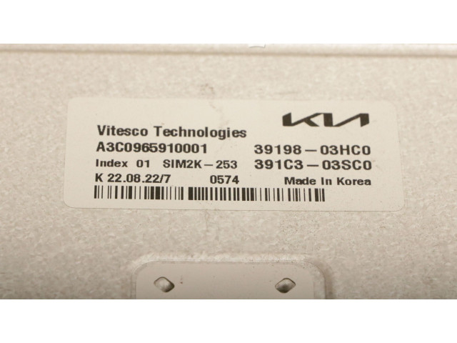Блок управления двигателя 39198-03HC0, 39198-03HC0   KIA Ceed