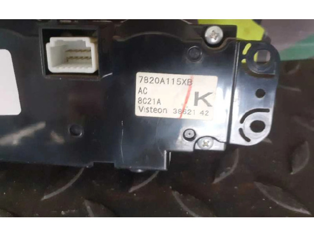 Блок управления климат-контролем 7820A115XB Mitsubishi Lancer X