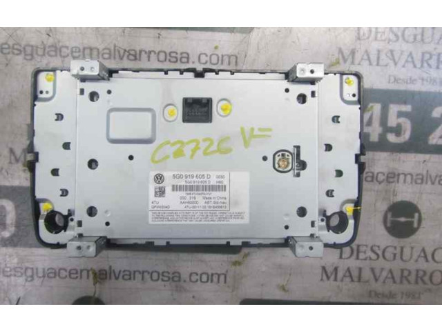 Экран дисплея вверх 5G0919605D, 5G0919605D   Volkswagen Golf SportWagen       