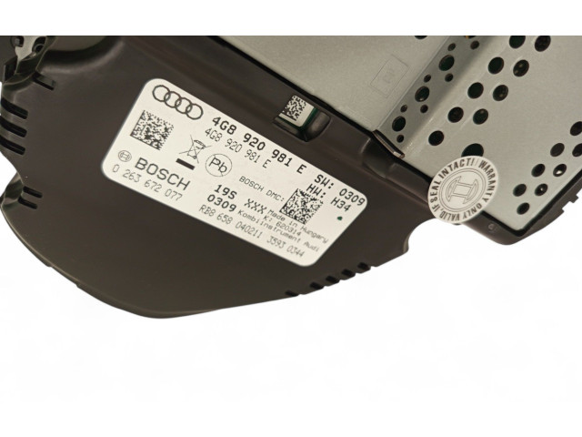 Панель приборов 4G8920981E Audi A7 S7 4G
