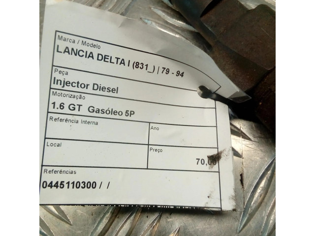 Vstřikovač 0445110300 Lancia Delta pro naftový motor 1.6