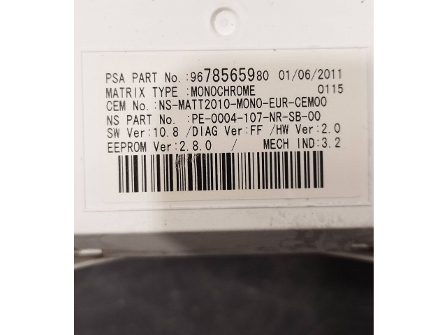 Přístrojová deska Peugeot 508 2012 9678565980