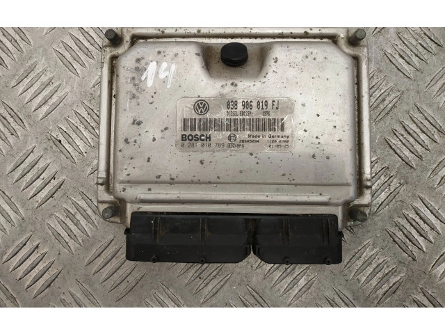 Блок управления двигателя 038906019FJ Skoda Octavia Mk1 (1U)