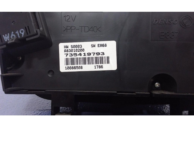 Блок управления климат-контролем 735419793, 735419793 Fiat Punto (199)