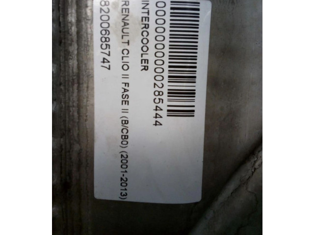 Интеркулер 8200685747 Renault Clio II