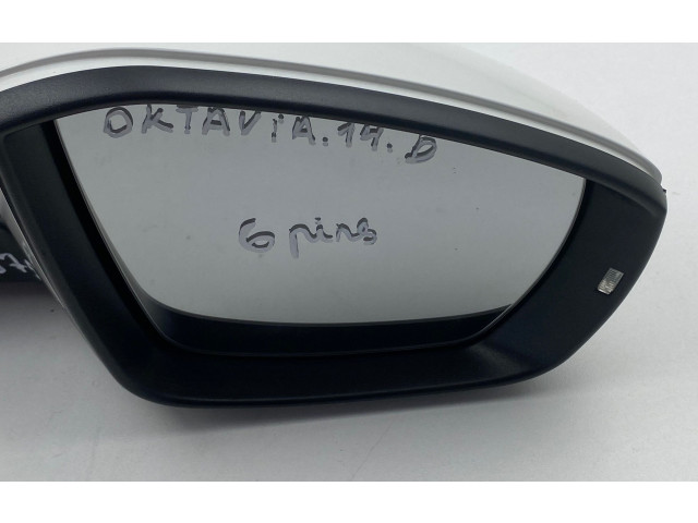 Зеркало электрическое Skoda Octavia Mk3 (5E) 2013 - 2019 года