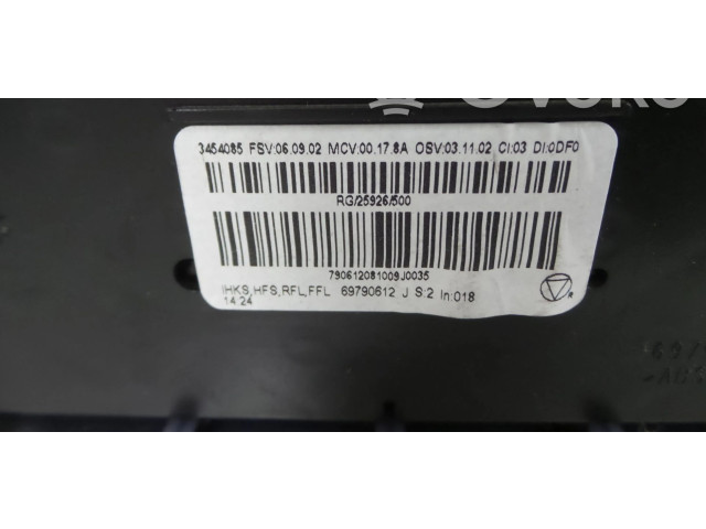 Блок управления климат-контролем 69790612   Mini One  Cooper Clubman R55