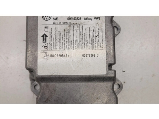 Блок подушек безопасности 1T0909605D, 5WK43828   Volkswagen Touran I