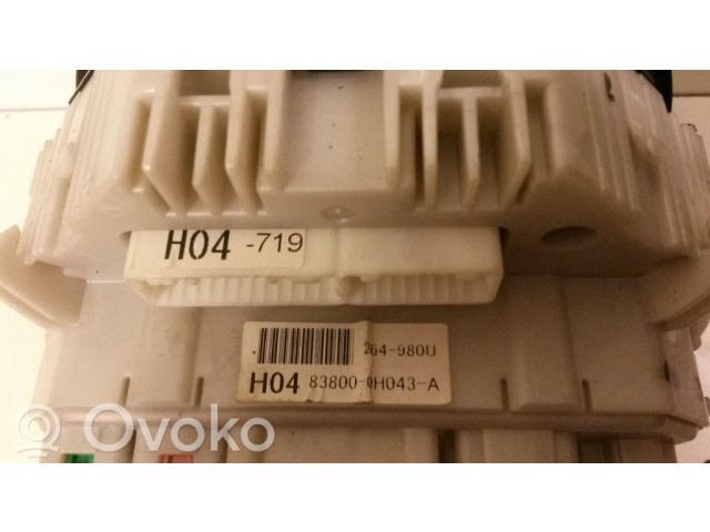 Панель приборов 838000H043A, 838000H043 Citroen C1