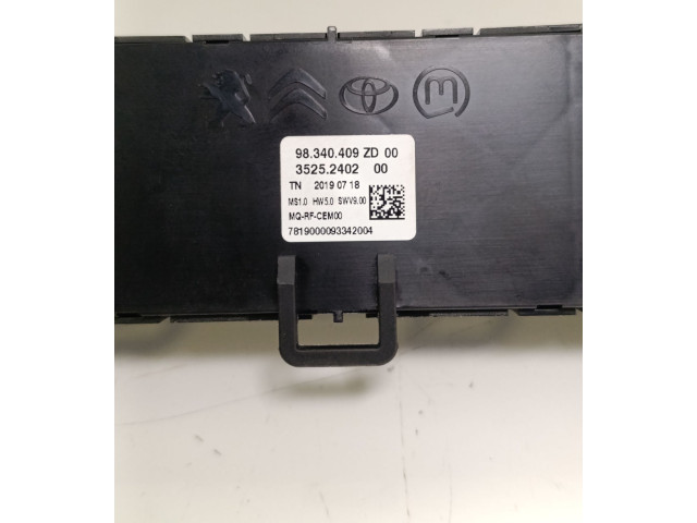 Блок управления климат-контролем 98340409ZD, 3525240200   Peugeot Partner III